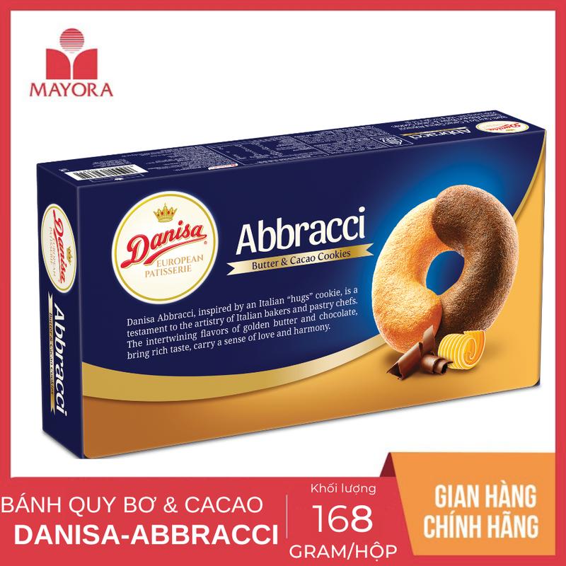 Bánh Quy Bơ & Cacao Danisa Abbracci Hộp 168g