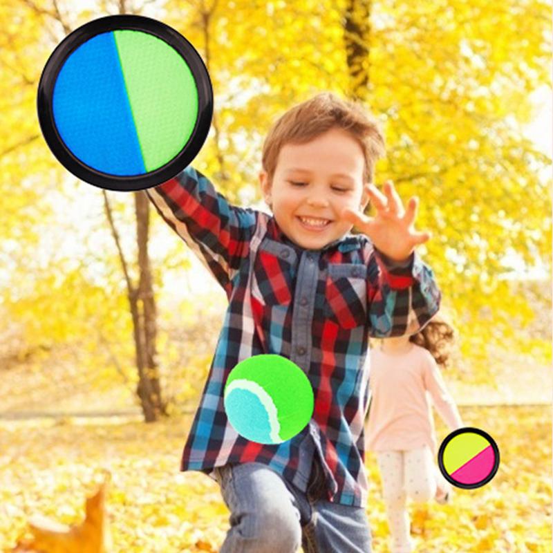 Children Outdoor Sticky Target Ball Water-resistant Paddle Catch ...
