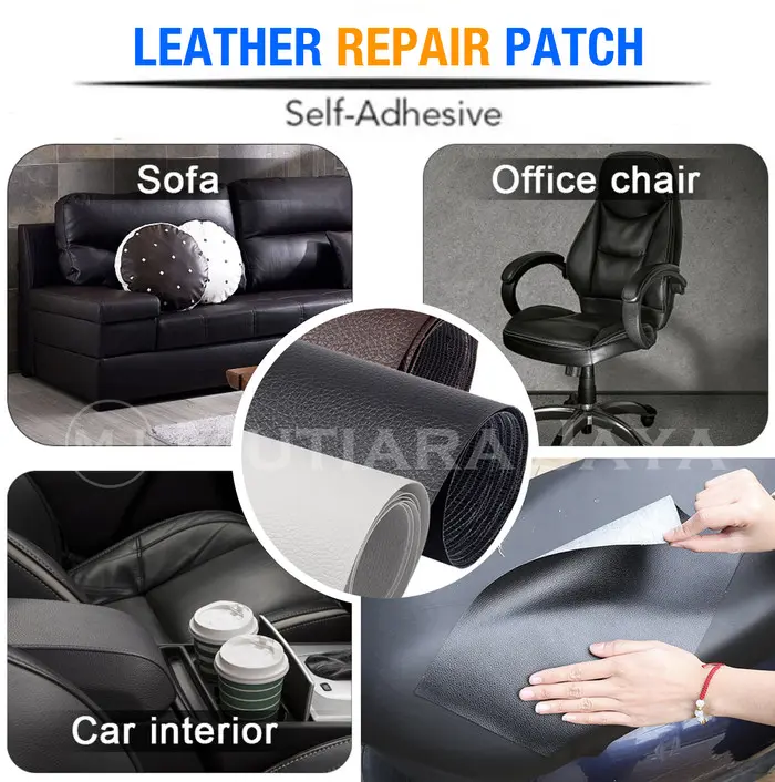 Sticker Kulit Sofa Leather Stiker Perbaikan Kursi Jok Motor Mobil