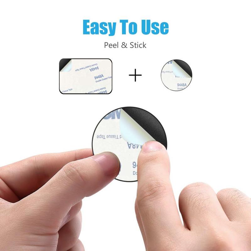 Universal Plate Disk for Magnetic Phone Car Mount Holder, Cradle Iron Sticker with Adhesive, Car Interior Accessories 3