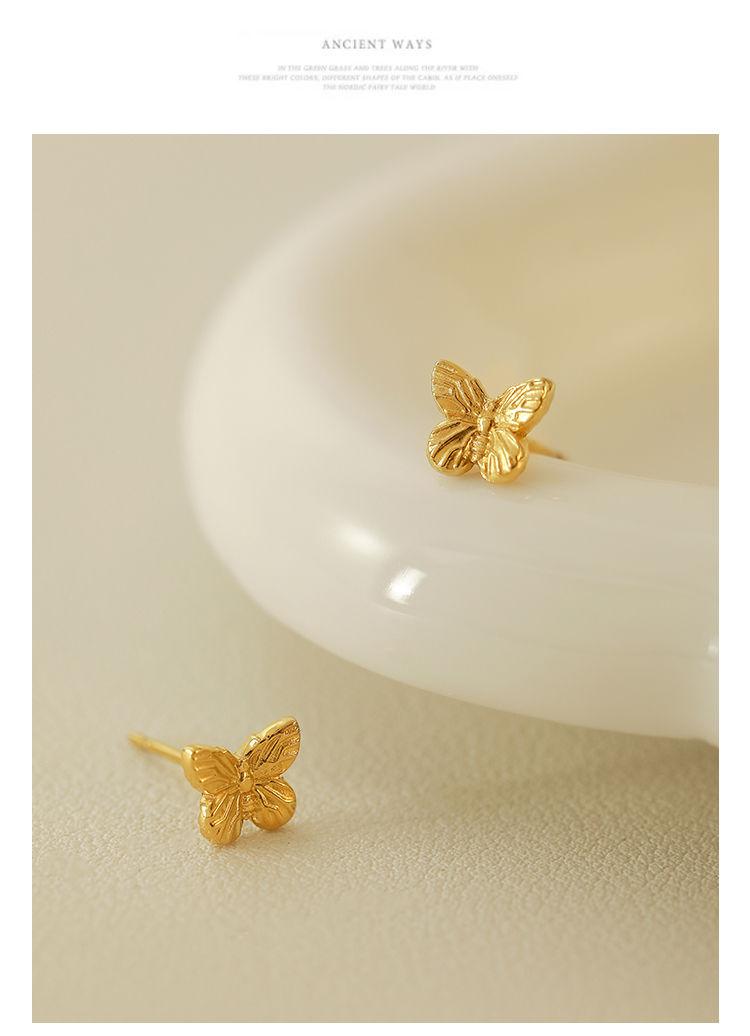 Product Introduction of Non Fading Titanium Steel Earrings, Women'S Agile Butterfly Ins, Fengsen Series Original Commuting Exquisite Earrings,Durable Titanium Steel Butterfly Earrings for Women,Stylish Fengsen Series Butterfly Earrings,Exquisite Butterfly Ins Earrings for Women 5