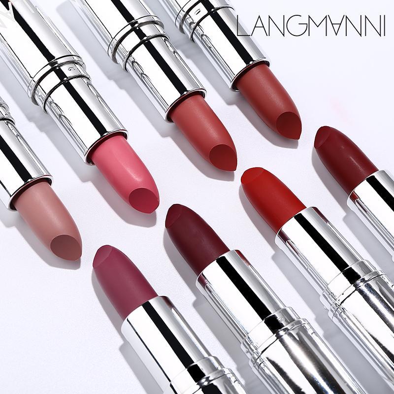 Matte Lip Glaze, Non-fading Non-stick Cup, Long Lasting Lipstick for Daily Makeup 2