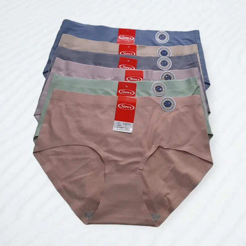 Sorex Ea522 Seamless Pants Celana Dalam Wanita Dewasa Lembut Tanpa Jahitan Premium Quality Isi 6Pcs 4