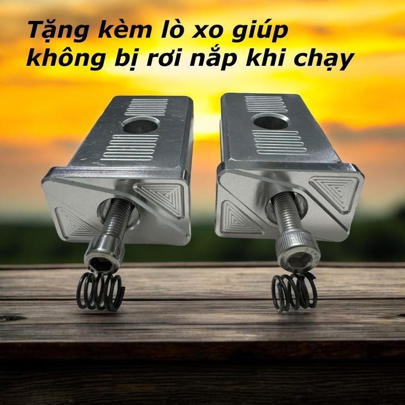 Cặp pát tăng sên cho winner raider satria fuled wave eẽ150 kèm lò xo giúp không bị rơi nắp khi chạy