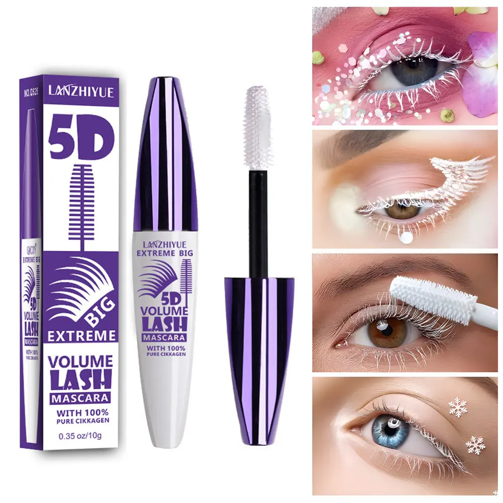 Mascara waterproof and quick-drying base, slender and curled without smudging Makeup Cosmetic