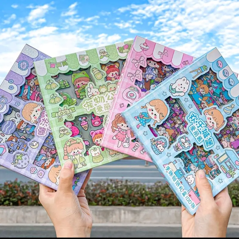 Stiker MOMO 2D waterproof Thumblr Anak Karakter Kartun Anti Air Senmu Kado Anak DIY tempel Paper Roll 1