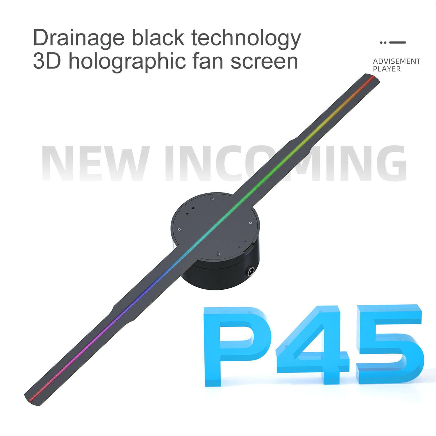 3D Fan 3D Holographic Projector 352 lamps 2000*704 Rsolution Holographic Projector Stores Bars Party Advertising Display Light - Image 4