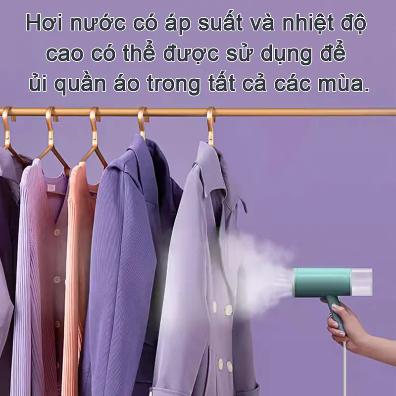 Kiểu gấp Di động Máy ủi Hơi nước Máy Dệt Vải Treo Nhẹ và tiện lợi Máy ủi Cầm tay Nhỏ dùng cho gia đình #30058 1