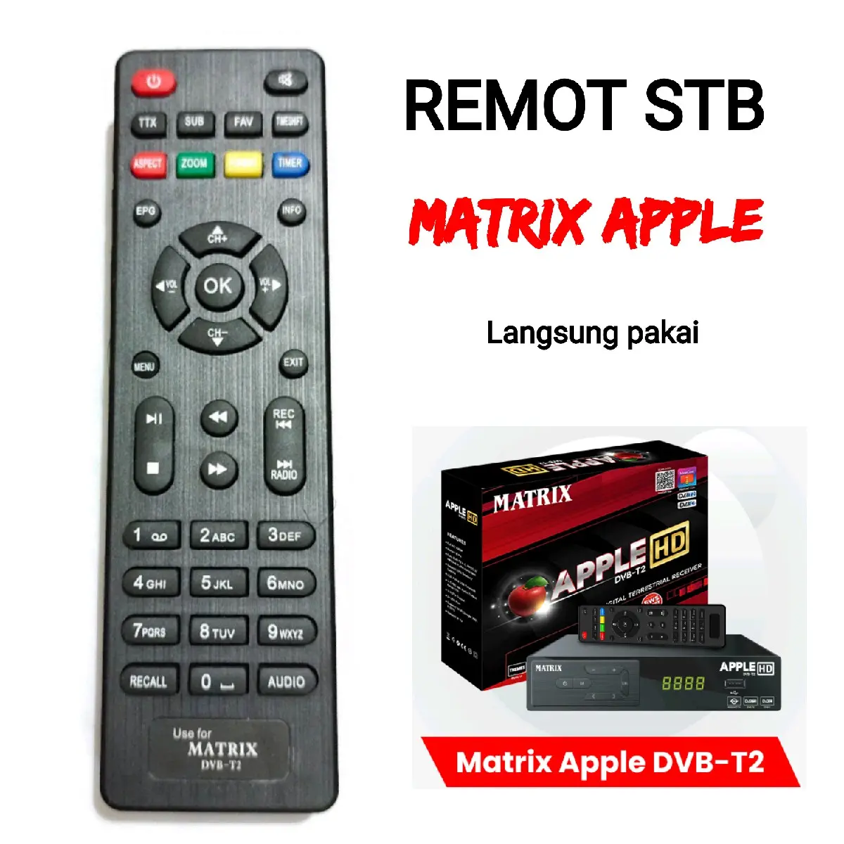 REMOT STB MATRIX REMOT SET TOP BOX DIGITAL MATRIX
