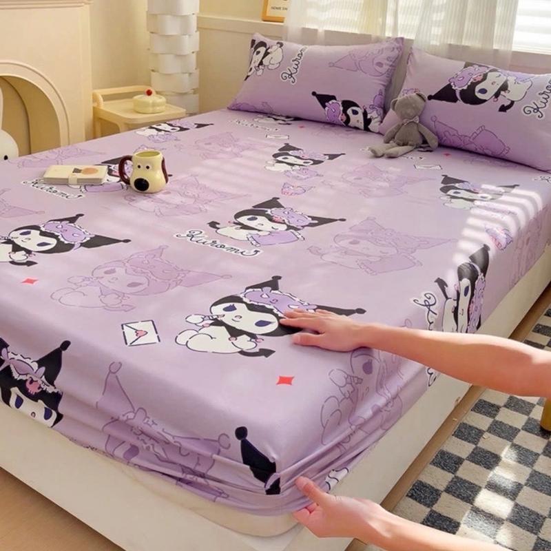 Bộ Ga Trải Giường Decor Phòng Cotton Poly Được Chọn Màu Drap Giường Nhiều Mẫu Gấu Dâu Losto Siêu Xinh 1 ga và 2 vỏ gối đầu