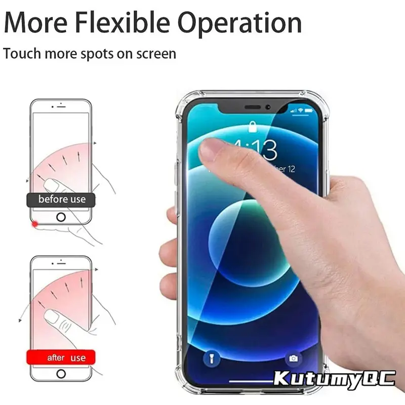 Giá Chân Đế Nhẫn Điện Thoại Di Động Trong Suốt, Xoay 360 ° Độ, Tay Cầm Ngón Tay Trong Suốt, Chân Đế, Tương Thích Với iPhone Hoặc Ốp Điện Thoại, [Thanh Toán Khi Nhận Hàng] Kem Phụ Kiện 3