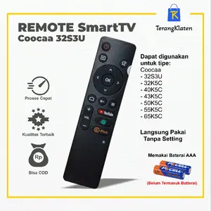 REMOTE SMART ANDROID TV COOCAA LED