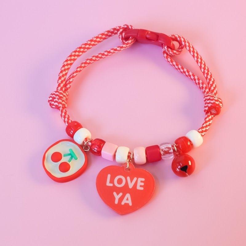 Vòng Cổ Đan Dây Cho Cún Mèo Size 18-32cm 3