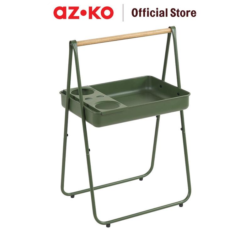 AZKO Soleil Atom Meja Teras Portabel Dengan Handle Meja Luar Ruangan ...