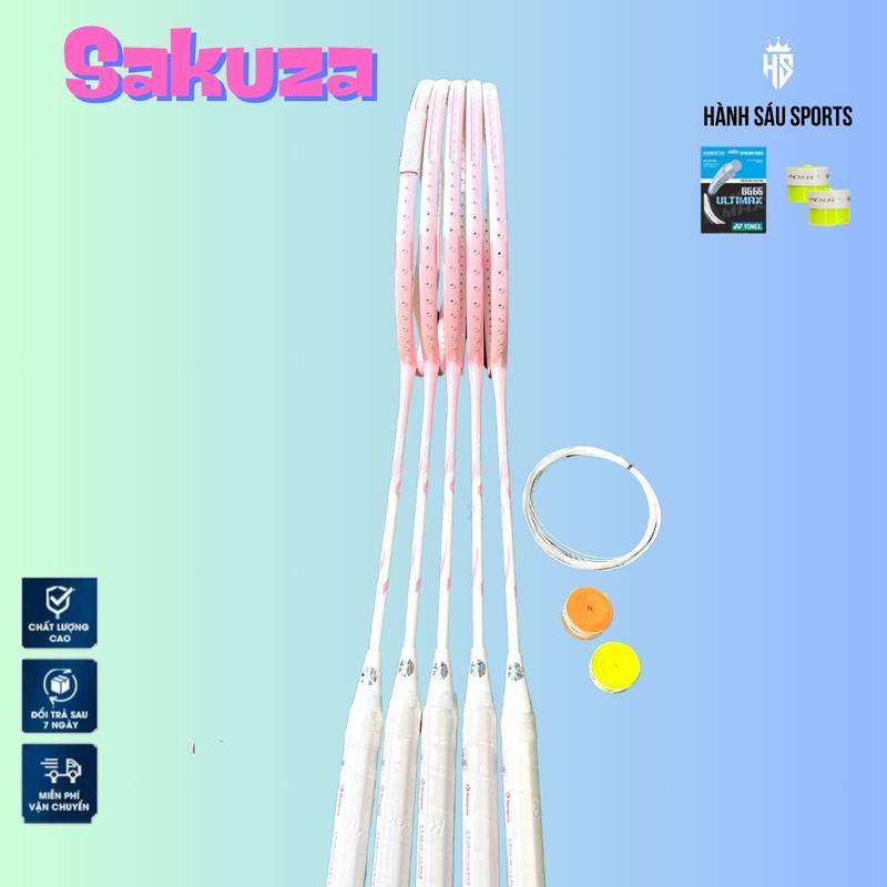 Product Introduction of Vợt cầu lông Kumpo Sakuza và K520Spro Hồng căng sẵn 11kg căng max 12,8kg  ( bảo hành 90 ngày ) tặng 1sợi cước căng sẵn + 1bao vợt và 2cuốn cán Sport Thể Thao Carbon 13