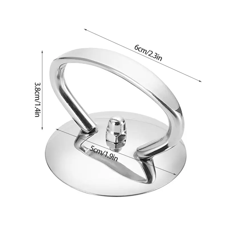 (Núm dẹt) NÚM VUNG INOX CAO CẤP (NÚM THAY THẾ) NÚM VUNG XOONG NỒI 3