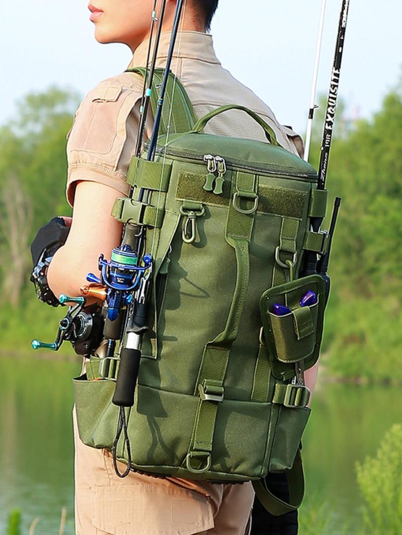 Product Introduction of Outdoor Fishing Bag, Large Capacity Outdoor Bag, Fishing Gear Bag, Multifunctional Fishing Backpack, Fishing Accessories 8