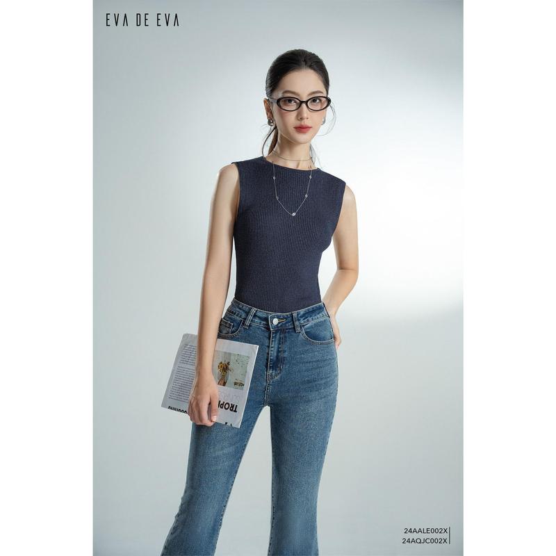 Áo sát nách len nữ Eva de Eva 24AALE002X