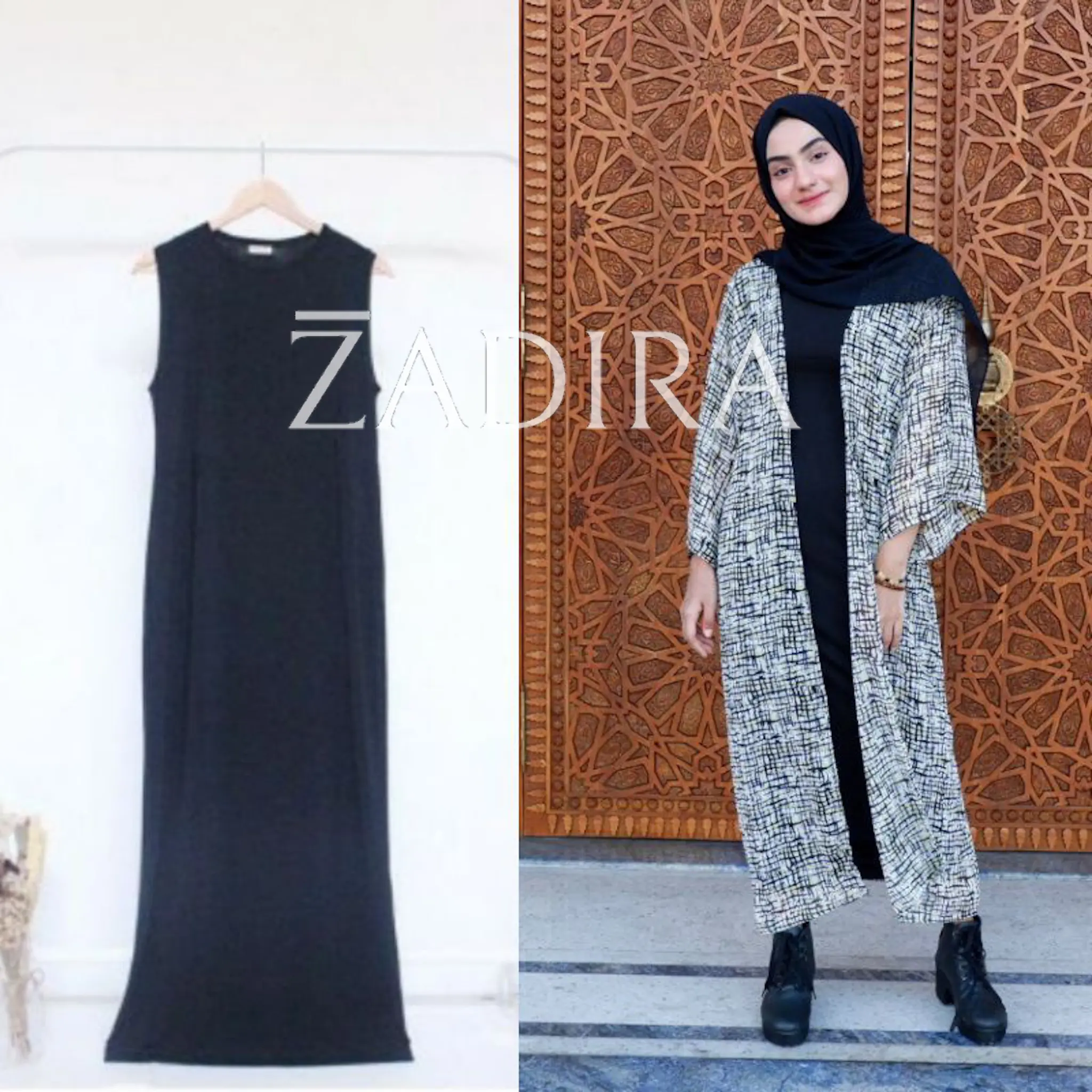 INNER KUTUNG SPAN | DALAMAN KUTUNG GAMIS MODERN | DALAMAN KUTUNG MUSLIMAH |PRODUK BEST SELLER |