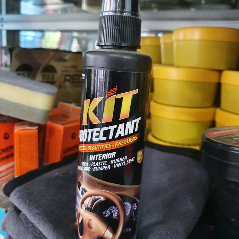 KIT SHAMPOO MOTOR METAL POLISH CREAM PROTECTANT PASTE WAX BLACK MAGIC RUBBING COMPOUND 6