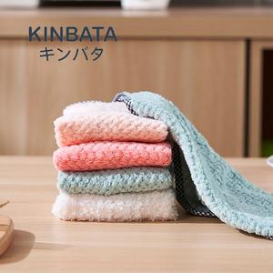 【Local Ready Stock】KINBATA Premium Coral Fleece Cloth | Kitchen Towel | Household | Multi-Purpose Cleaning/Use