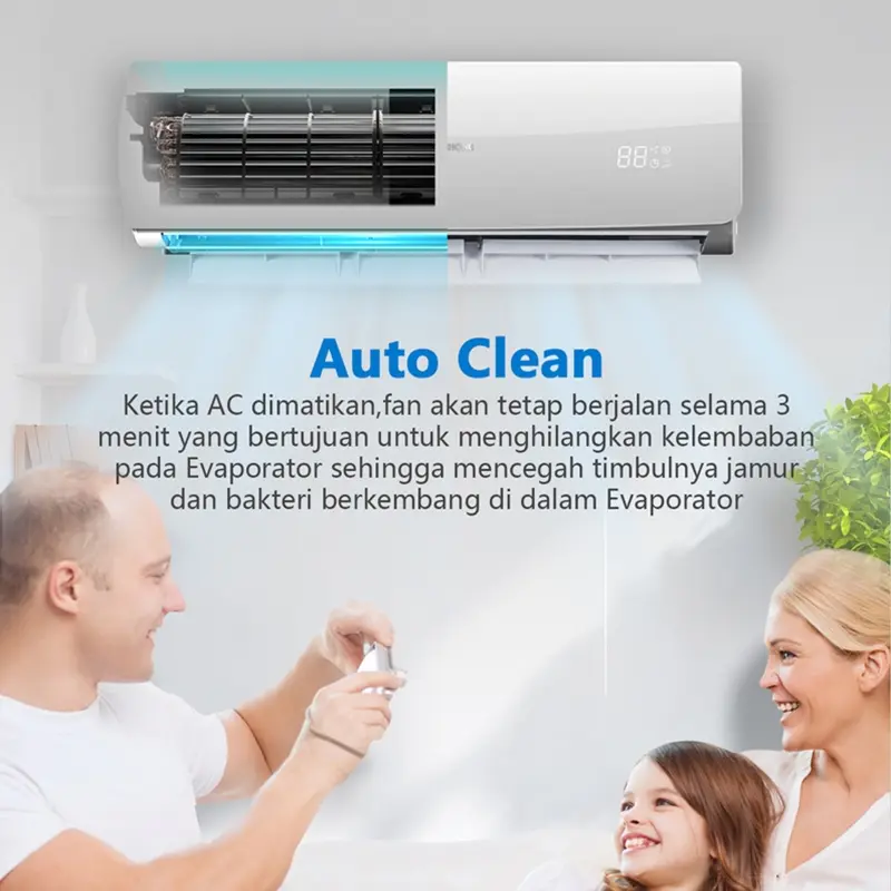 AC CHANGHONG 1/2PK LOW WATT NEW R32 FREE PASANG+ACESORIES MURAH 1