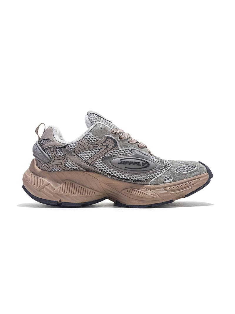 Product Introduction of Men's Fashionable Lace Up Mesh Sneakers, Casual Comfortable Breathable Lightweight Sports Running Shoes, Male All-match Round Toe Shoes for Daily Wear 7