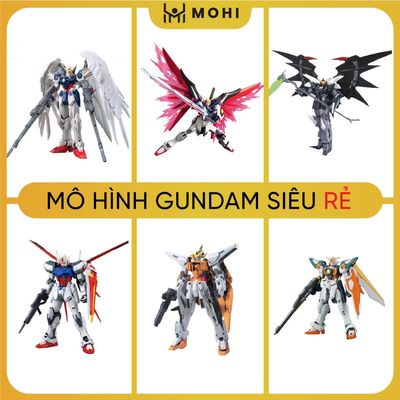 [Có Box - Giá rẻ] Mô Hình Gundam Giá Rẻ EG HG 1/144 Wing Strike Barbatos Virtue Unicorn 00 Exia Kyrios Dynames Bộ quà tặng Bé trai Game Toy Đồ Chơi