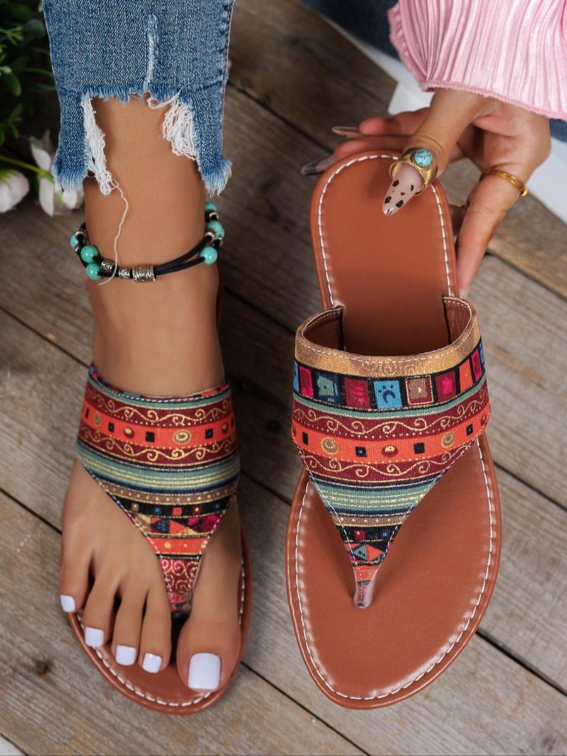 Product Introduction of Women's Boho Style Colorful Barefoot Sandals, Fashionable Barefoot Sandals for Summer, Casual Vacation Beach Sandals for Women & Girls, Footwear 1