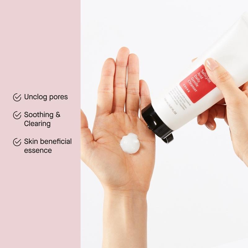 COSRX AHA/BHA,Low PH Good Morning Cleanser,Advance Snail 95 Mucin Essence, Snail 92 All In 1 Cream, Aloe Soothing Sun Cream SPF 50,Propolis Synergy Toner,Salicylic Acid Daily Gentle Cleanser Membersihkan Perawatan Wajah Facial 5
