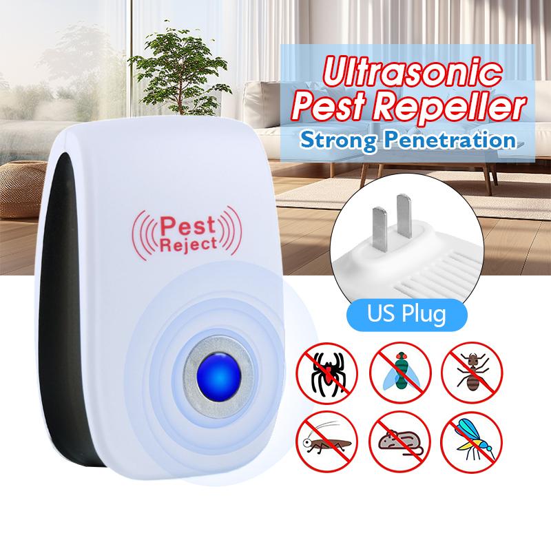 Máy Xua Đuổi Chuột, Muỗi, Gián, Kiến, Côn Trùng Bằng Sóng Siêu Âm Pest Reject - Bắt Muỗi, Đèn Bắt Muỗi