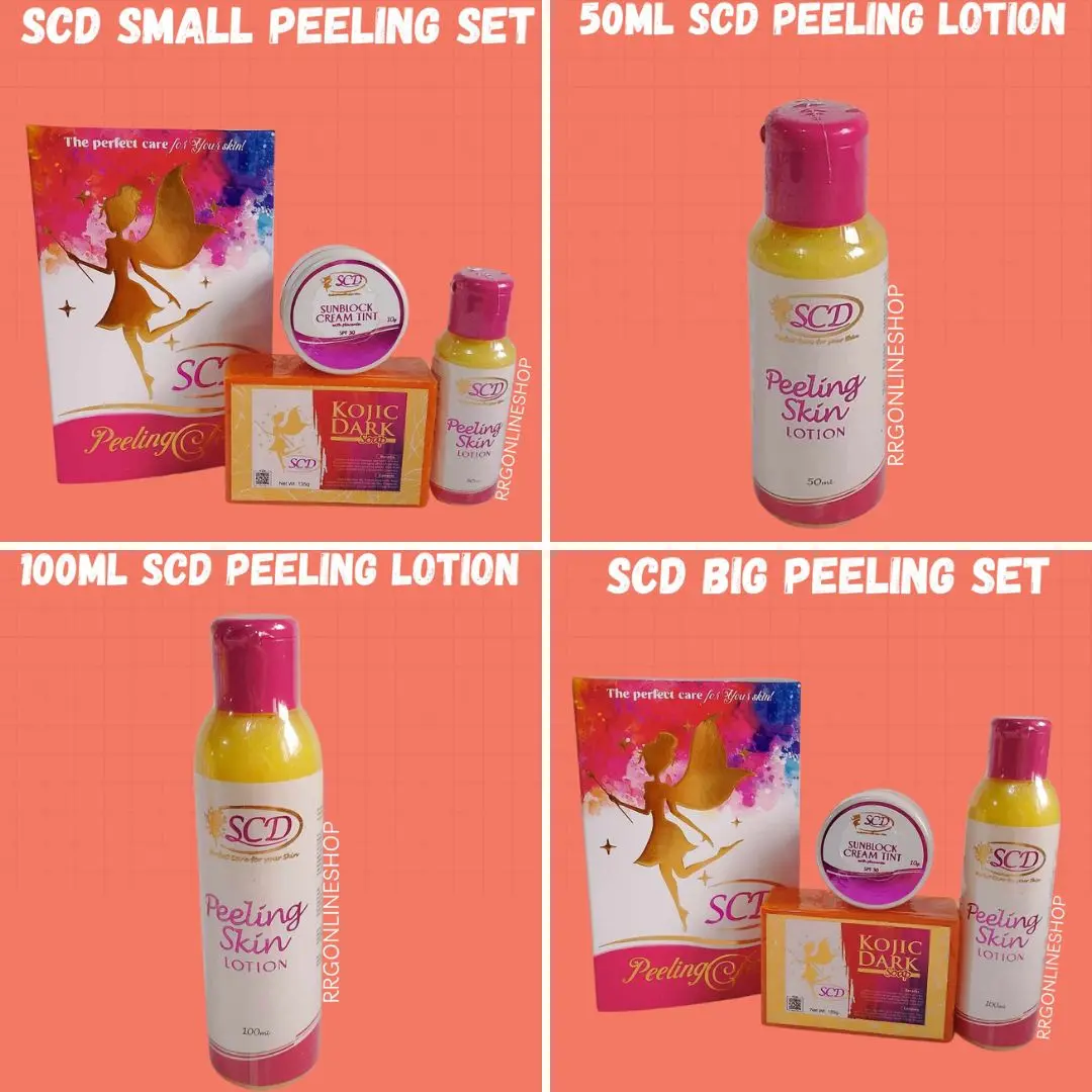 SCD SKIN PEELING LOTION SET BIG/SMALL - TikTok Shop Philippines