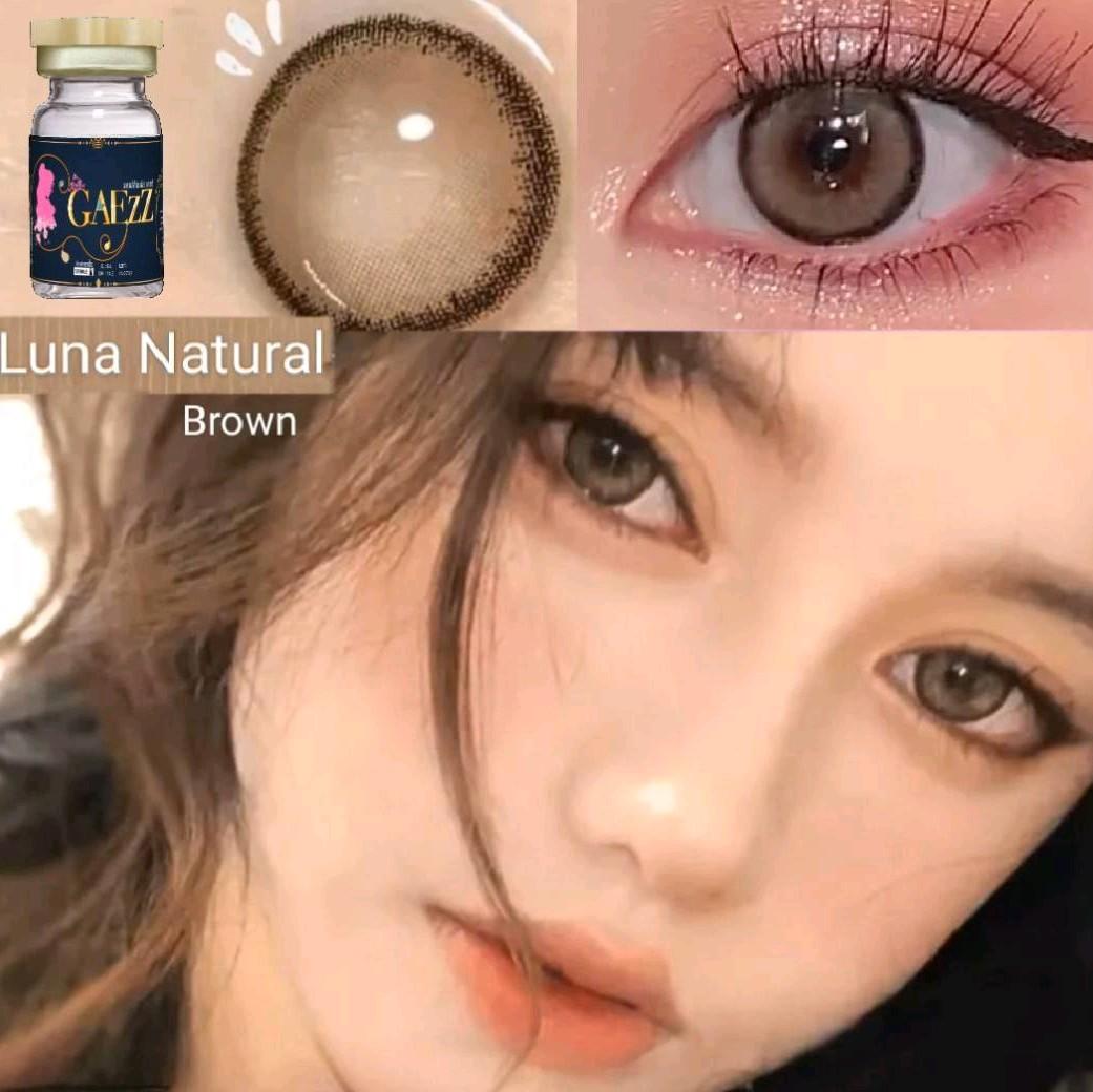 Luna natural, Adele brown Eos คอนแทคเลนส์ที่สบายตาที่สุด ค่าน้ำแท้ (สายตา -50 ถึง -1000)