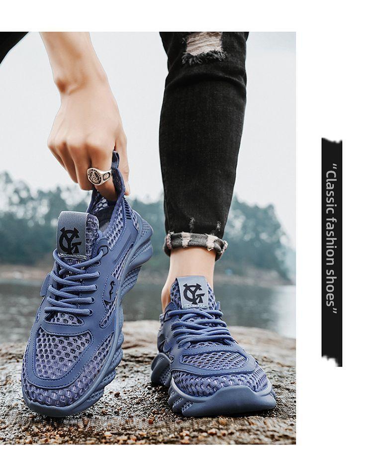 Product Introduction of ทนทาน สวยงาม[Light Luxury] Summer New Mesh Surface Hollowed Versatile Quick-Drying Wading Shoes Outdoor Breathable Sneaker 13