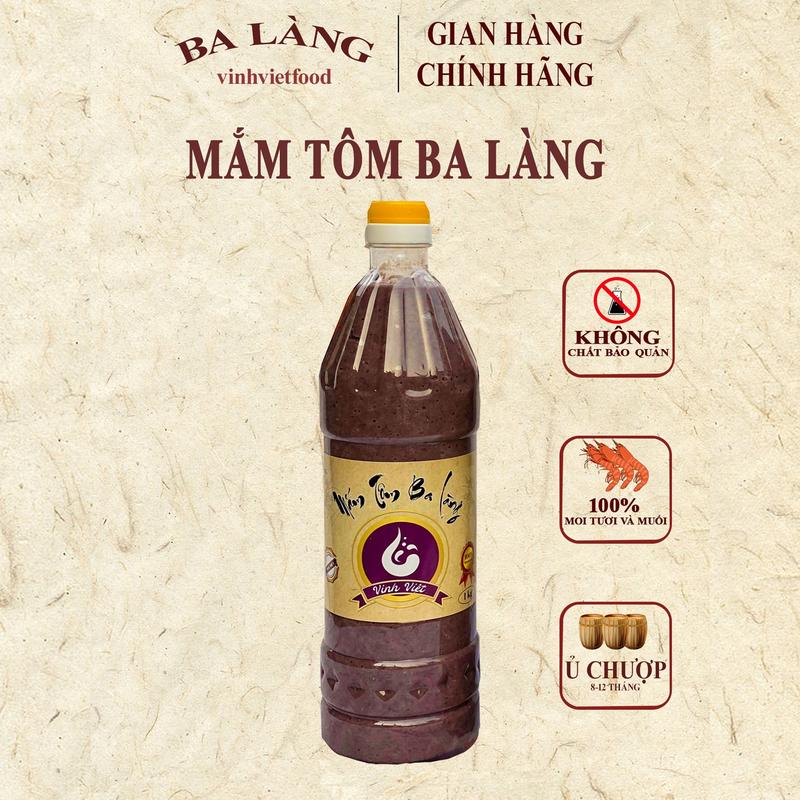 Mắm Tôm Ba Làng Thanh Hóa Nước Sốt Gia Vị