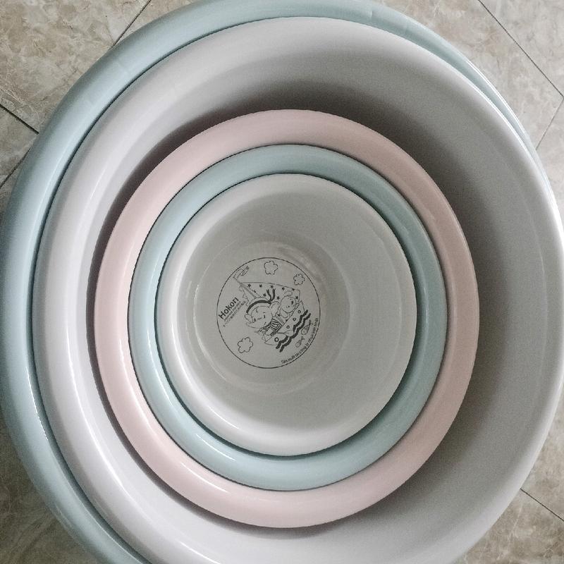 BỘ CHẬU NĂM MÓN (giao màu ngẫu nhiên)(hàng chính hãng) chất lượng cao dùng để rửa mặt, tắm rửa, giặt quần áo