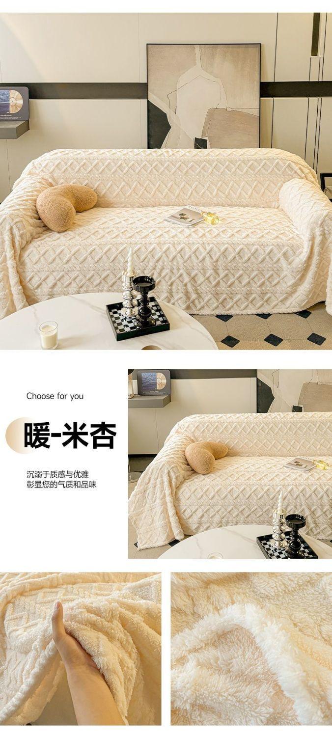 Product Introduction of [ 28k People Collection] Anti-Cat Scratch Sofa Cover Cloth, Internet Celebrity, All-Season Non-Slip Sofa Towel, Full-Coverage Luxury Blanket 20