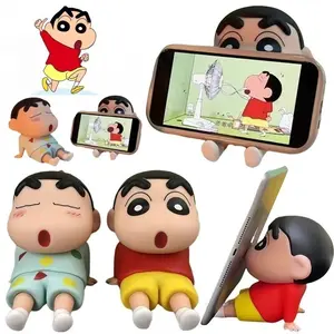 Phone Holder Crayon Shincan / Sincan Figure Toys / Penyangga HP Tablet Pajangan Meja Lucu