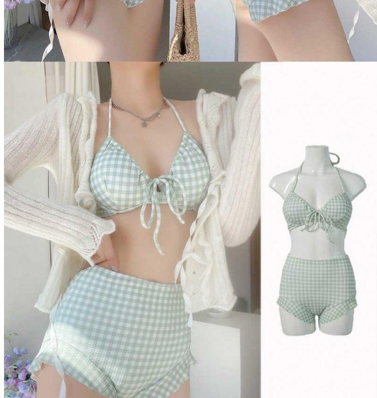 Product Introduction of Áo Tắm, Bộ Hai Mảnh, Dành Cho Bé Gái Và Phụ Nữ, Phong Cách Mùa Hè, Bikini Kẻ Sọc Ngọt Ngào Và Tự Nhiên, Bikini, Gợi Cảm, Thích Hợp Cho Mùa Xuân, Phong Cách Bồn Tắm Mùa Hè Pháp Sport 10