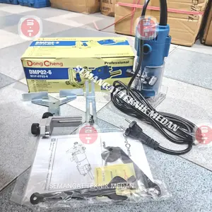 DMP02-6 MESIN TRIMMER MINI PROFIL ROUTER 6,35mm DONGCHENG DMP 02-6
