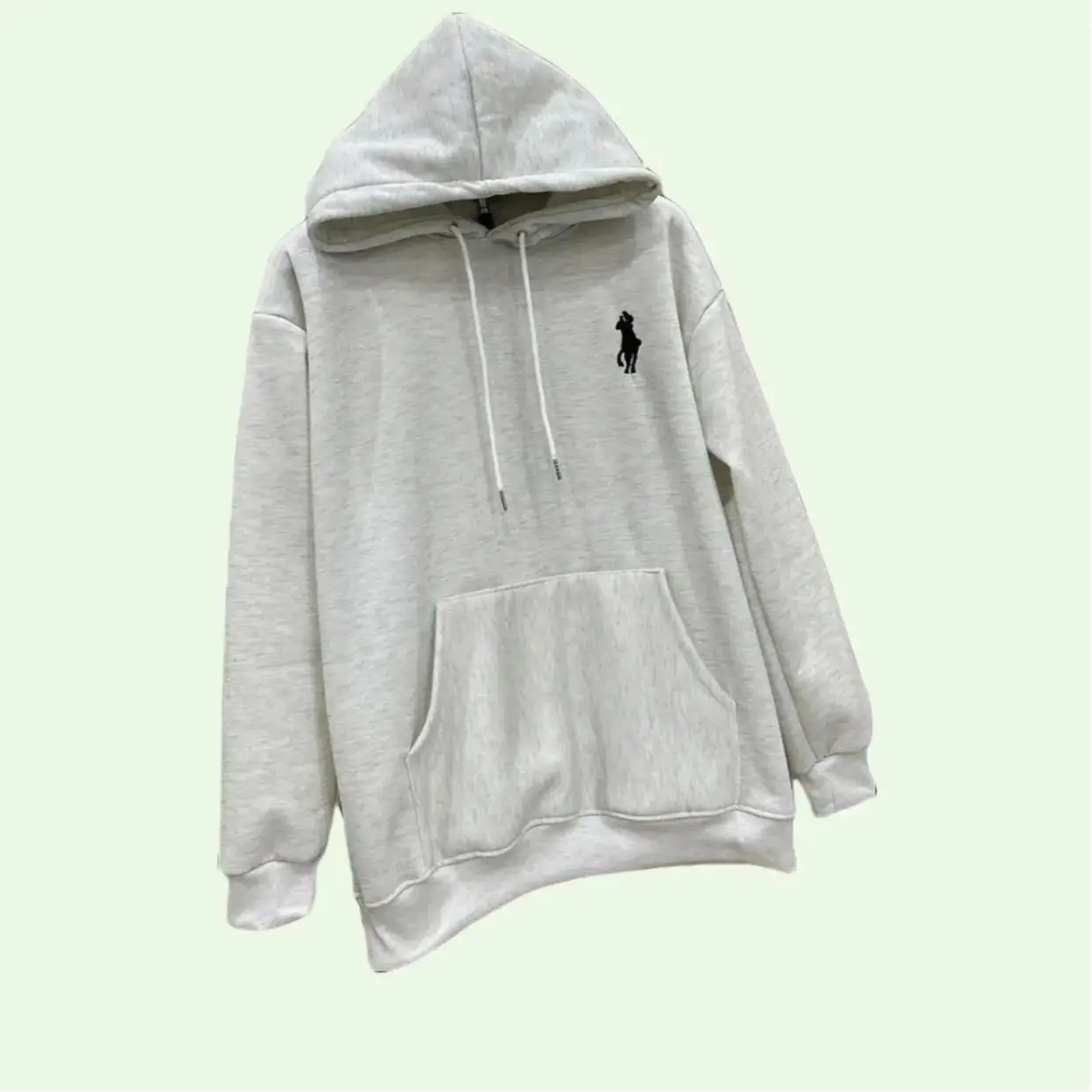 Áo Hoodie nỉ ngựa thêu Nam Nữ Mặc Đẹp , mũ 2 lớp to