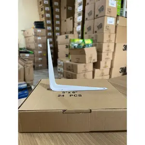 Tot siku rak dingding 5×6 12,5cm×15cm siku besi ambalan rak kayu