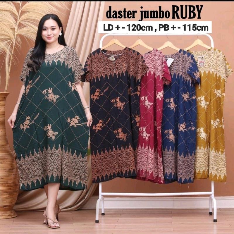 DASTER JUMBO TERBARU ANEKA MOTIF KEKINIAN BATIK PEKALONGAN PAKAIAN IBU MUDA MASAKINI MURAH BERKUALITAS BATIK INDONESIA ATASAN VIRAL OUTFIT KEREN OOTD CEWEK Nyaman Rayon Wanita Busui 7