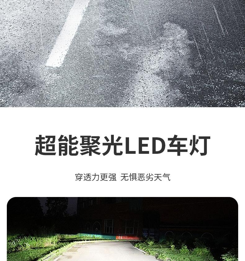 Product Introduction of New double copper tube high-power car led headlights h1h4 super bright h7 modified led car headlights 12