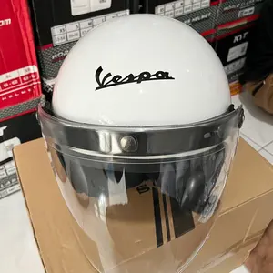 Helm Vespa Kaca venom clear