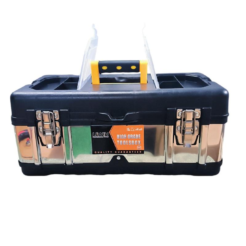 Thùng Đựng Đồ Nghề Size Lớn 19inch Hiệu Liwin D45×R22×C20 Thân Khoá INOX Nhựa ABS Hàng Loại Tốt