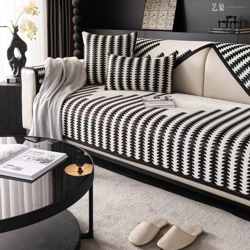 Product Introduction of 2024 New Chenille Sofa Cushion Four Seasons Simple Fashion Seat Cushion Non-slip Leather Sofa Cover Universal 23
