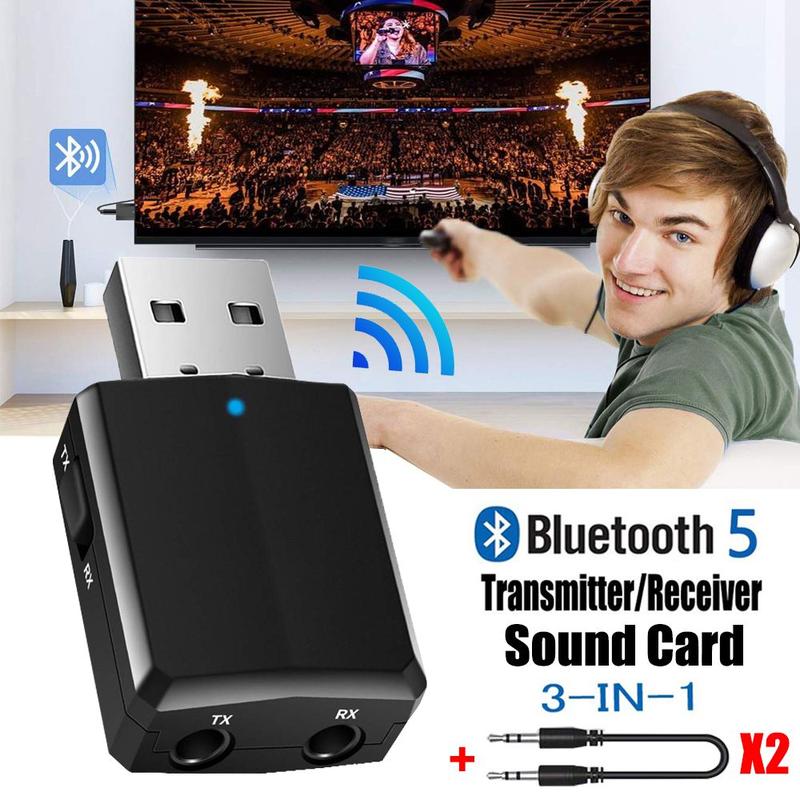 Product Introduction of Speaker Headphone Digital Devices Wireless Dongle Sound Card 3 in 1 Bluetooth 5.0 Adapter USB Transmitter Music Audio Receiver 28