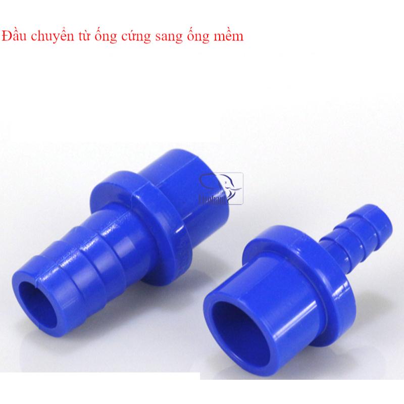 Đầu chuyển từ ống cứng sang ống mềm dùng DIY hồ cá cảnh, hải sản