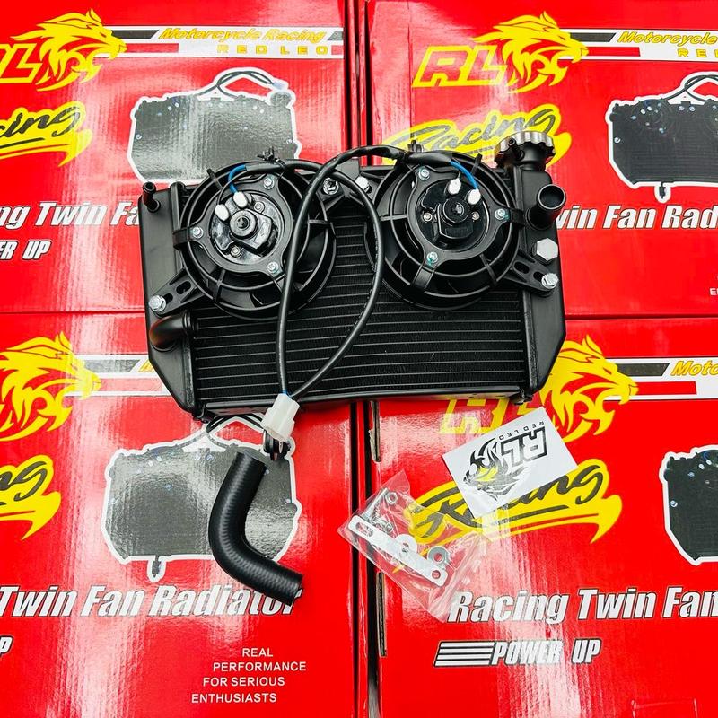  Két nước mát Lớn Chính Hãng RedLEO  2 quạt gắn Xe Exciter 150 135 